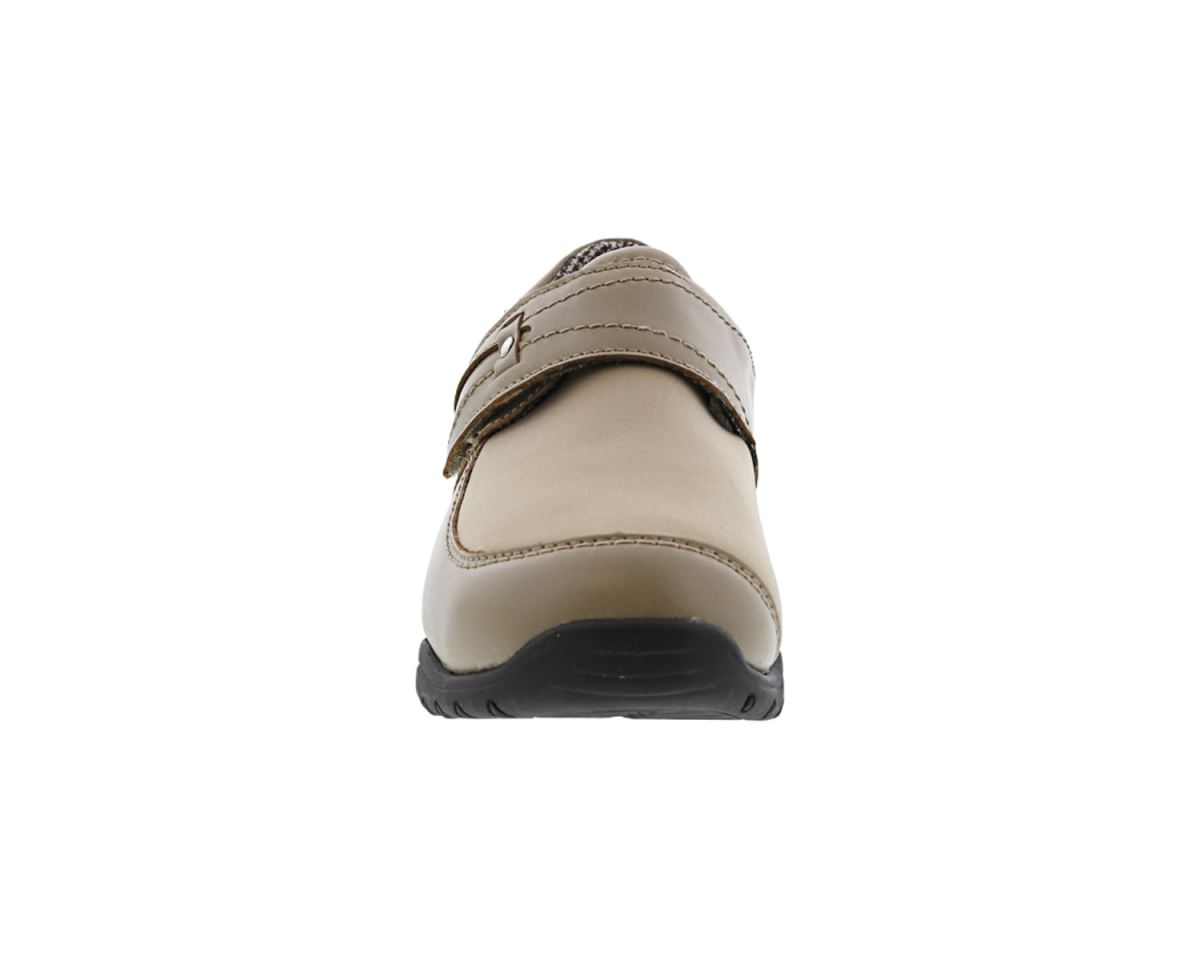 DREW SHOES | WOMEN'S ANTWERP-Taupe Leather / Stretch