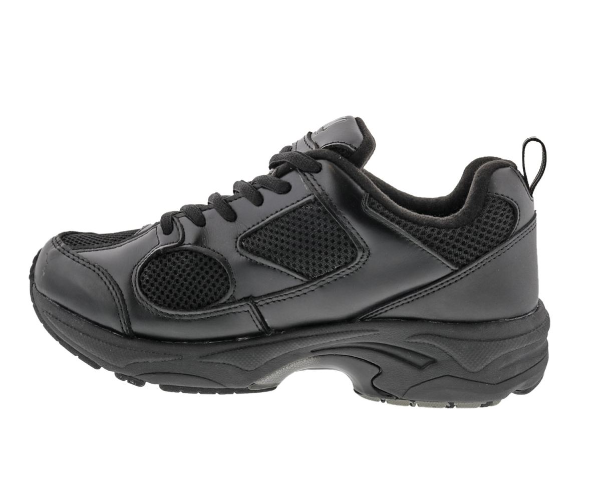 DREW SHOES | WOMEN'S FLASH II-Black Leather/Mesh