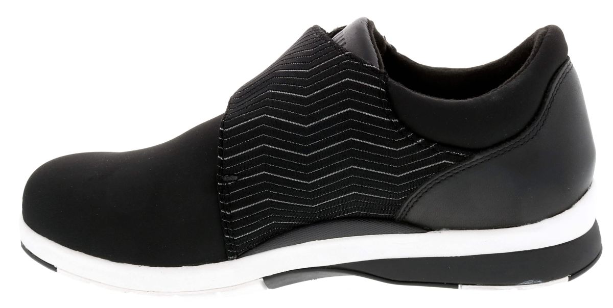 DREW SHOES | WOMEN'S MOONWALK-Black Lycra/Leather