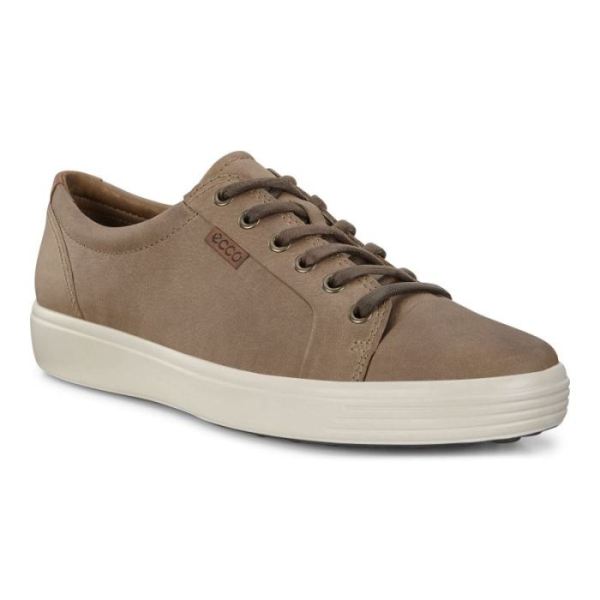 ECCO SHOES -SOFT 7 MEN'S SNEAKER-NAVAJO BROWN