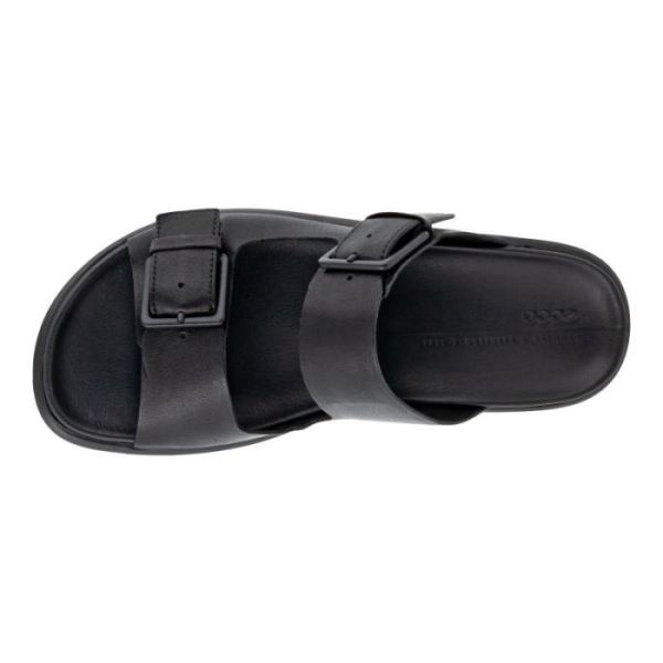 ECCO SHOES -FLOWT LX MEN'S SLIDE-BLACK