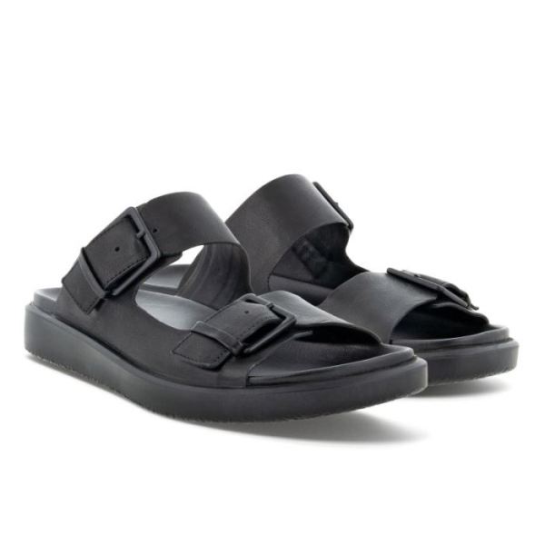 ECCO SHOES -FLOWT LX MEN'S SLIDE-BLACK