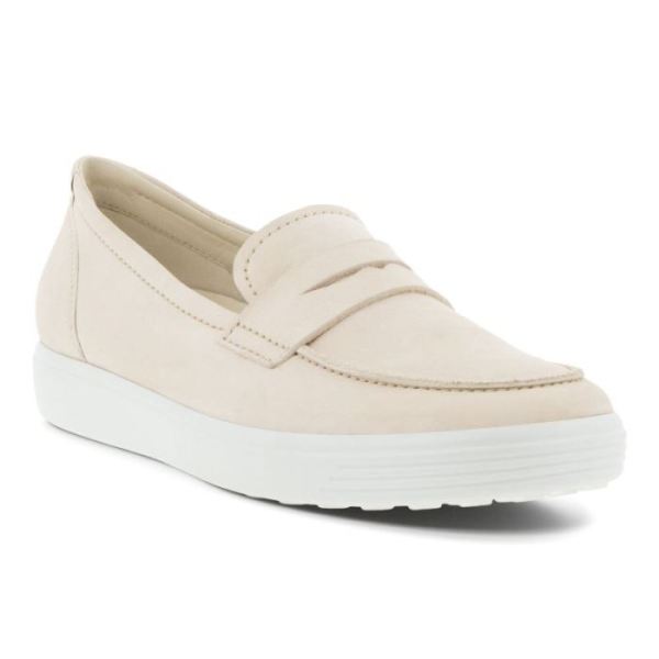 ECCO SHOES -SOFT 7 WOMEN'S LOAFER-LIMESTONE