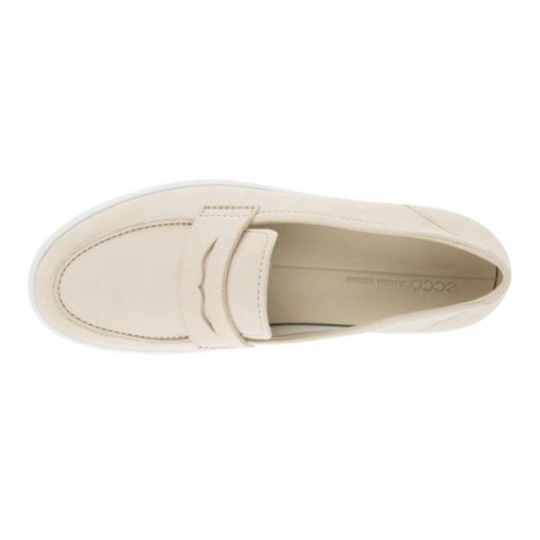 ECCO SHOES -SOFT 7 WOMEN'S LOAFER-LIMESTONE