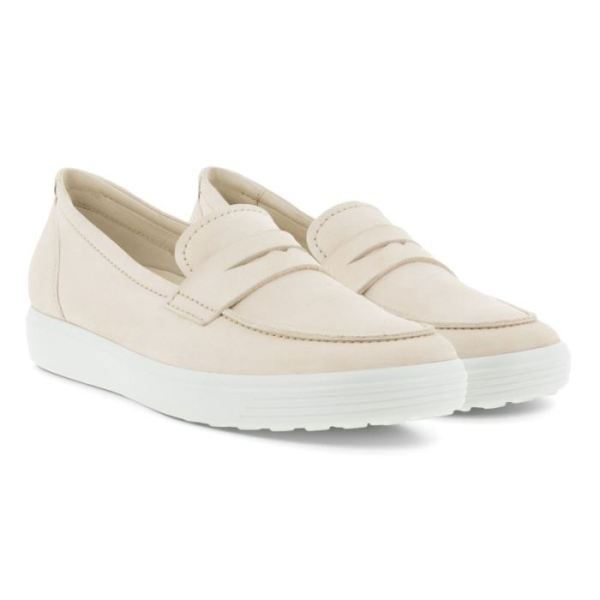 ECCO SHOES -SOFT 7 WOMEN'S LOAFER-LIMESTONE