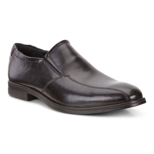 ECCO SHOES -MELBOURNE BIKE SLIP ON-BLACK