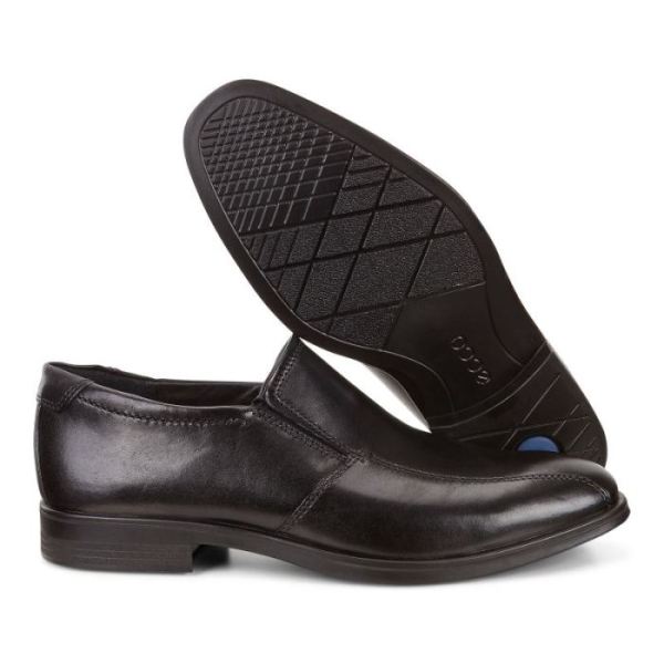 ECCO SHOES -MELBOURNE BIKE SLIP ON-BLACK