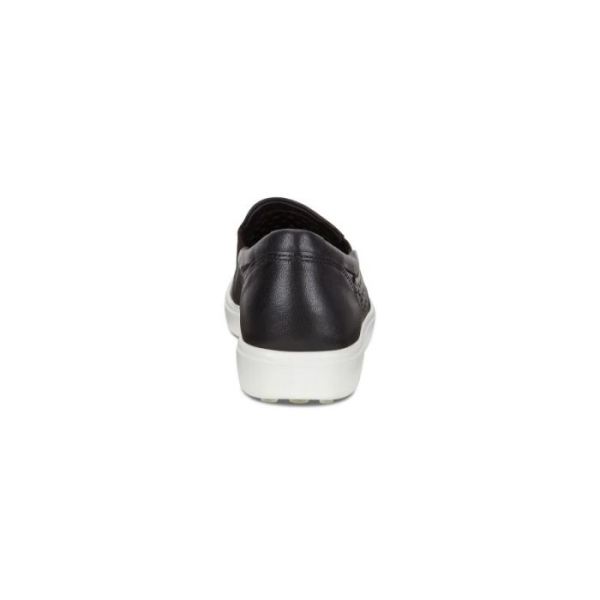 ECCO SHOES -SOFT 7 WOMEN'S SLIP-ON SNEAKERS-BLACK