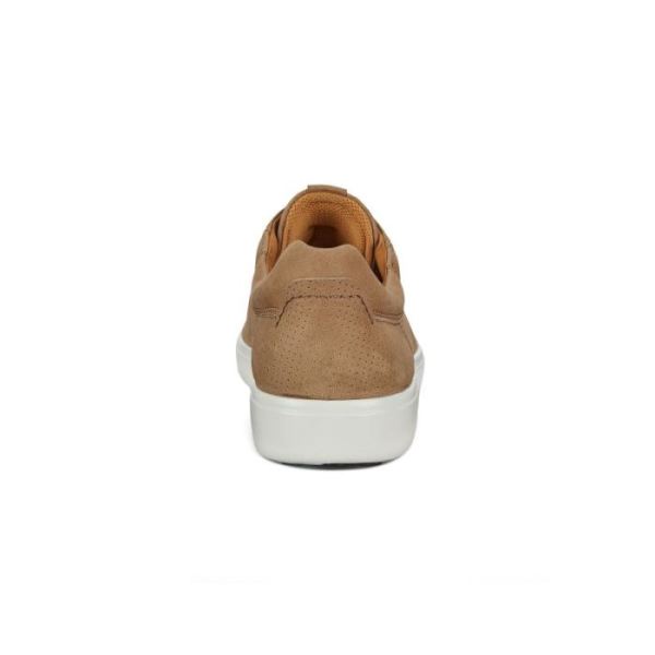 ECCO SHOES -SOFT 7 MEN'S STREET PERF SNEAKER-CAMEL