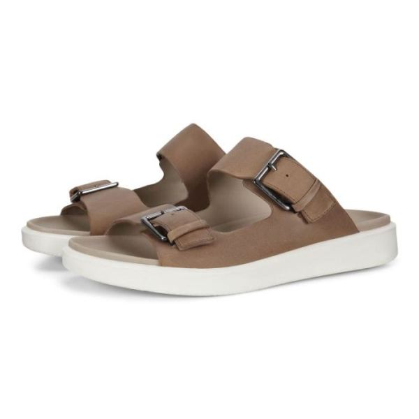 ECCO SHOES -FLOWT LX MEN'S SLIDE-STONE