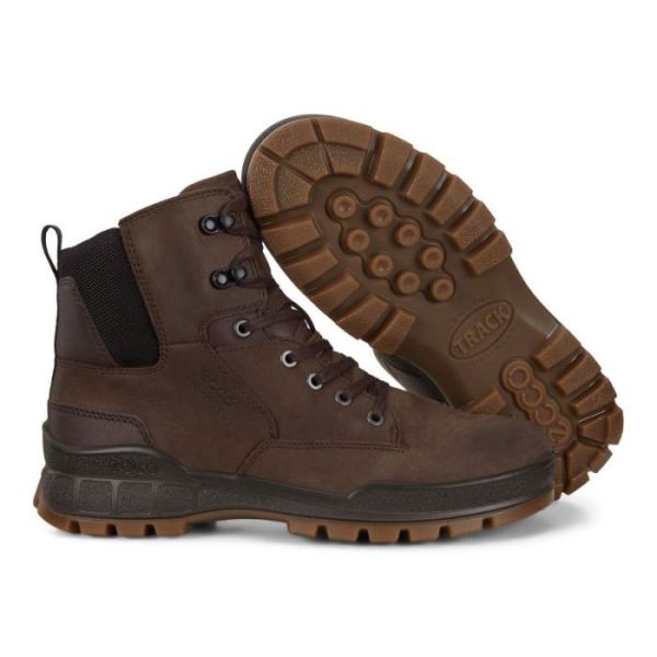 ECCO SHOES -TRACK 25 MEN'S MID HM PL-COFFEE/COFFEE