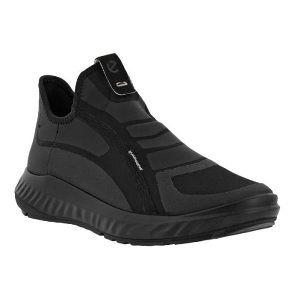 ECCO SHOES -ATH-1FW WOMEN'S ALPHA SLIP ON-BLACK