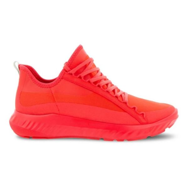 ECCO SHOES -ST.1 LITE WOMEN'S ATHLEISURE SNEAKER-HIBISCUS/HIBISCUS