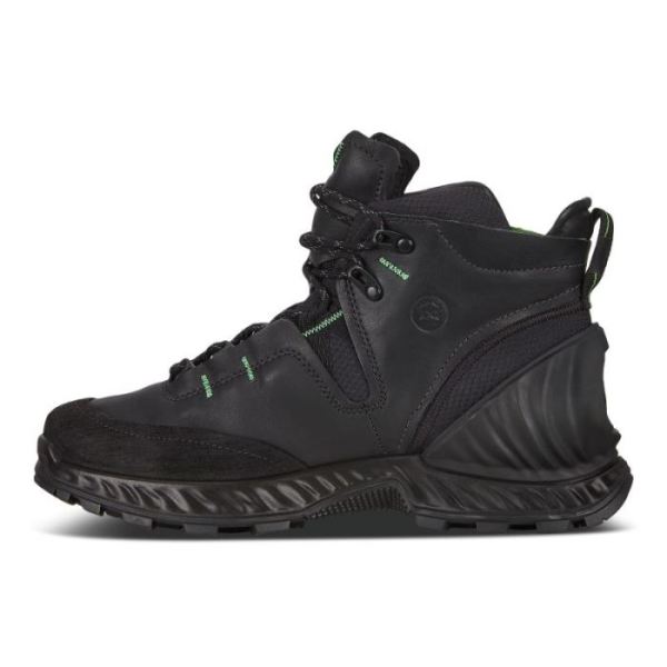 ECCO SHOES -EXOHIKE MEN'S MID GTX-BLACK/BLACK