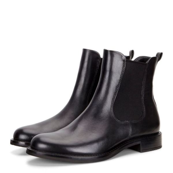 ECCO SHOES -SARTORELLE 25 WOMEN'S CHELSEA BOOT-BLACK