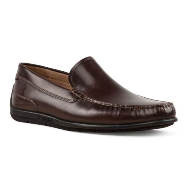 ECCO SHOES -CLASSIC MEN'S MOC 2.0-COFFEE