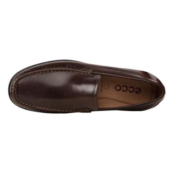 ECCO SHOES -CLASSIC MEN'S MOC 2.0-COFFEE