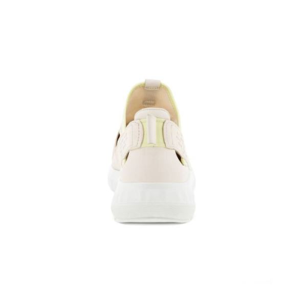 ECCO SHOES -ST.1 LITE WOMEN'S SLIP-ON SNEAKERS-LIMESTONE/LIMESTONE