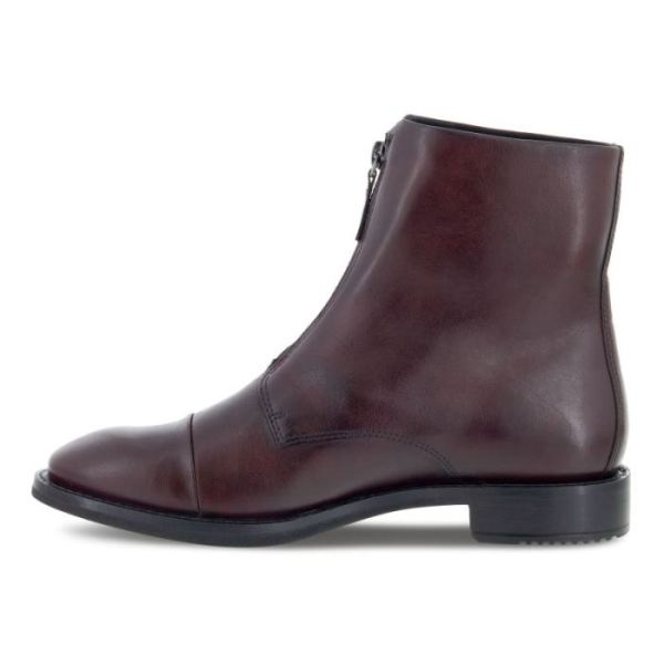 ECCO SHOES -SARTORELLE 25 TAILORED CENTRAL ZIP ANKLE BOOT-ANDORRA