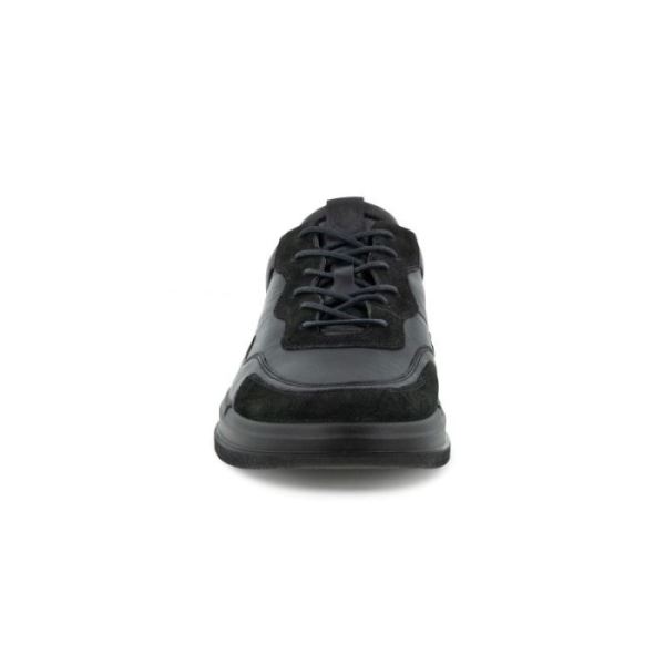 ECCO SHOES -SOFT X MEN'S SHOE-BLACK/BLACK