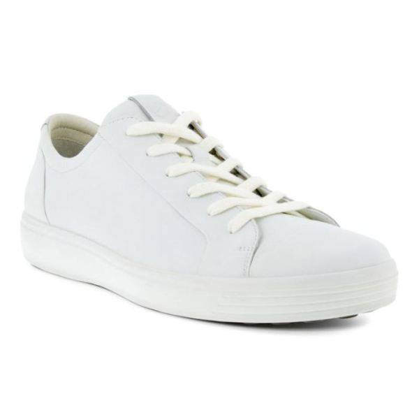 ECCO SHOES -SOFT 7 MEN'S CITY SNEAKER-WHITE