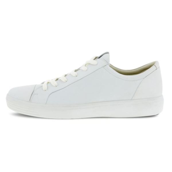 ECCO SHOES -SOFT 7 MEN'S CITY SNEAKER-WHITE