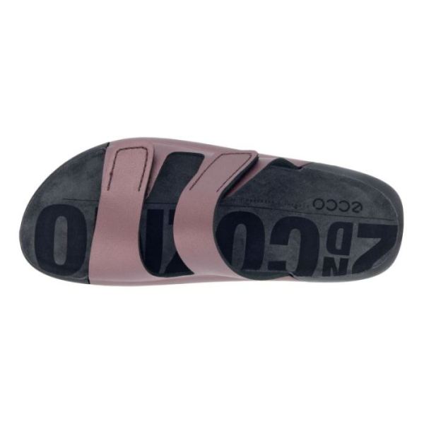 ECCO SHOES -2ND COZMO WOMEN'S TWO BAND SLIDE-WOODROSE