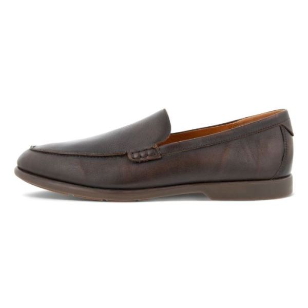 ECCO SHOES -CITYTRAY LITE MEN'S SLIP-ON-COCOA BROWN