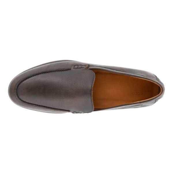 ECCO SHOES -CITYTRAY LITE MEN'S SLIP-ON-COCOA BROWN