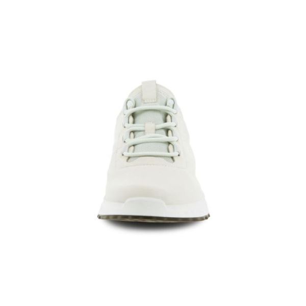 ECCO SHOES -ST.1 WOMEN'S LACED SHOES-SHADOW WHITE