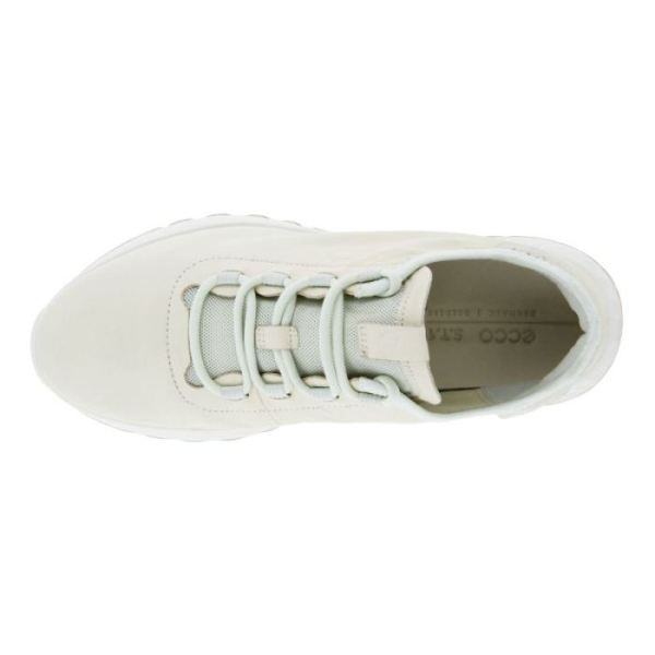ECCO SHOES -ST.1 WOMEN'S LACED SHOES-SHADOW WHITE