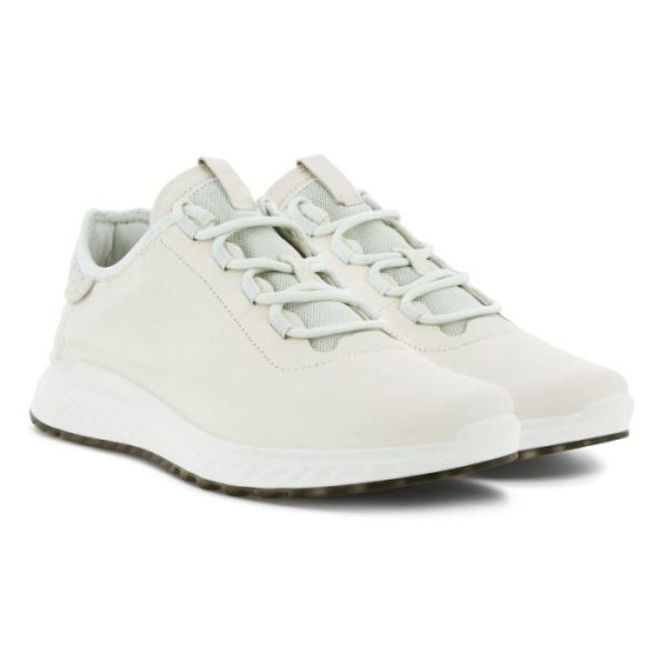 ECCO SHOES -ST.1 WOMEN'S LACED SHOES-SHADOW WHITE