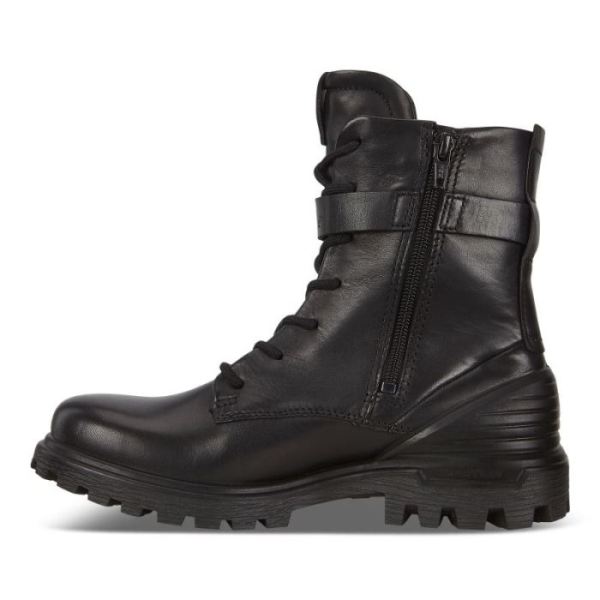 ECCO SHOES -TREDTRAY WOMEN'S MID-CUT BUCKLED BOOT-BLACK