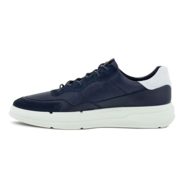 ECCO SHOES -SOFT X MEN'S SHOE-NAVY/NIGHT SKY/WHITE