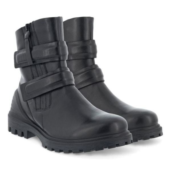 ECCO SHOES -TREDTRAY MOTO WOMEN'S BOOT-BLACK