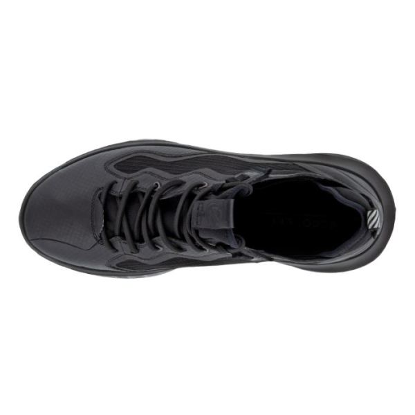 ECCO SHOES -ST.360 MEN'S URBAN SNEAKER-BLACK/BLACK/BLACK