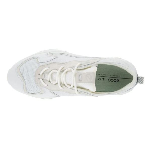 ECCO SHOES -ST.1 MEN'S LACED SHOES-MULTICOLOR WHITE