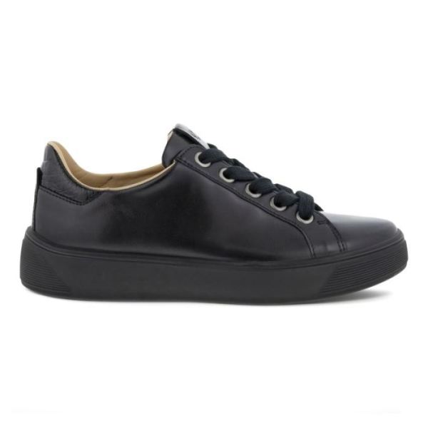 ECCO SHOES -STREET TRAY WOMEN'S LX-BLACK/BLACK