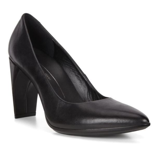 ECCO SHOES -SHAPE 75 POINTY SLEEK 2.0-BLACK