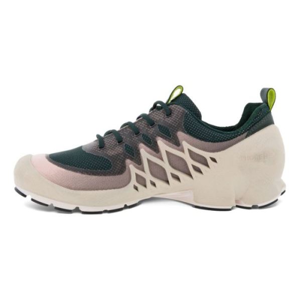 ECCO SHOES -BIOM AEX WOMEN'S TRAINER-SEA TANGLE/SILVER PINK