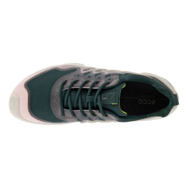 ECCO SHOES -BIOM AEX WOMEN'S TRAINER-SEA TANGLE/SILVER PINK