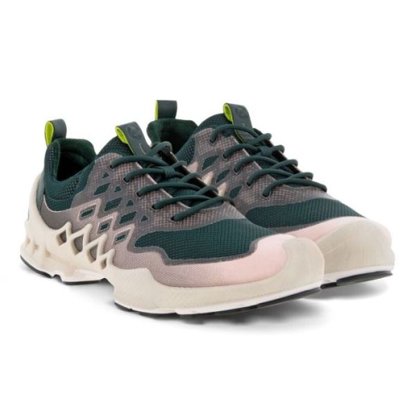 ECCO SHOES -BIOM AEX WOMEN'S TRAINER-SEA TANGLE/SILVER PINK