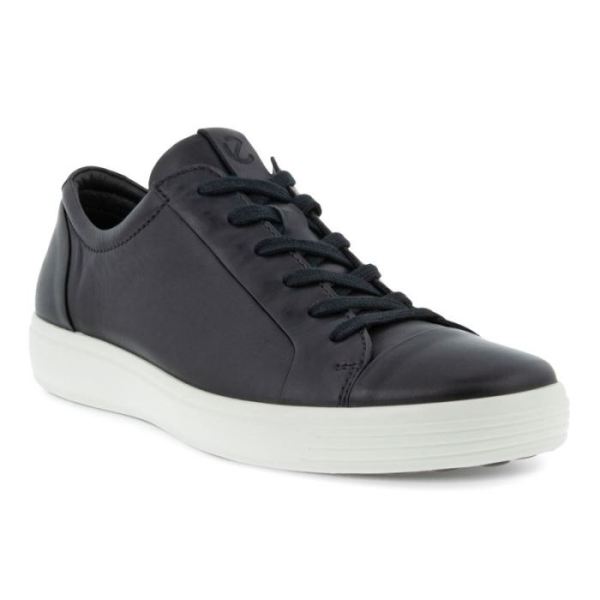 ECCO SHOES -SOFT 7 MEN'S CITY SNEAKER-BLACK