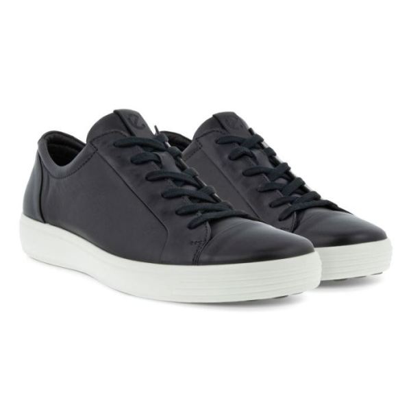 ECCO SHOES -SOFT 7 MEN'S CITY SNEAKER-BLACK