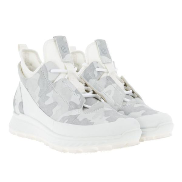 ECCO SHOES -EXOSTRIKE WOMEN'S LOW SNEAKER-WHITE/WHITE