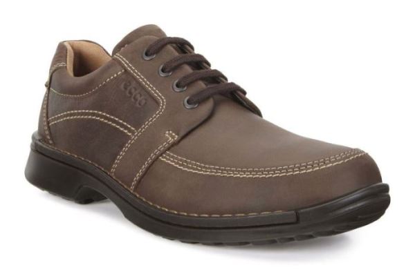 ECCO SHOES -FUSION II TIE-COCOA BROWN