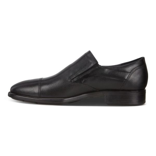 ECCO SHOES -CITYTRAY MEN'S SLIP-ON SHOES-BLACK