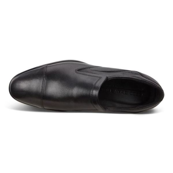 ECCO SHOES -CITYTRAY MEN'S SLIP-ON SHOES-BLACK