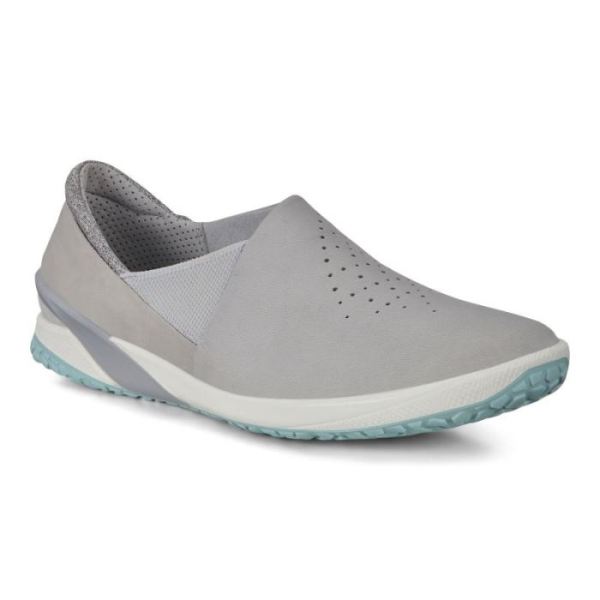 ECCO SHOES -BIOM LIFE WOMEN'S LEA SLIP-ON SHOES-CONCRETE