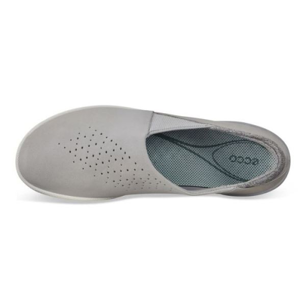 ECCO SHOES -BIOM LIFE WOMEN'S LEA SLIP-ON SHOES-CONCRETE